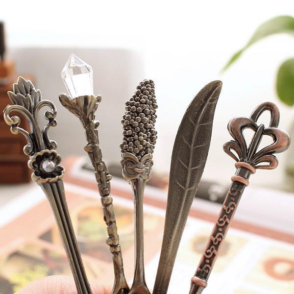 Retro Style Dessert Spoons Set of 6