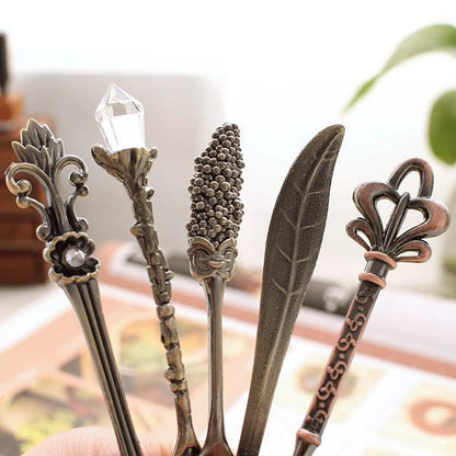 Retro Style Dessert Spoons Set of 6