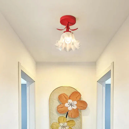 Small Floral Pendant Light