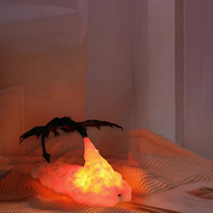 Colorful Dragon Fire Desk Lamp