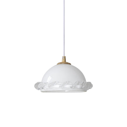 Vintage Clear Glass Hanging Pendant Light Fixture - Cofik