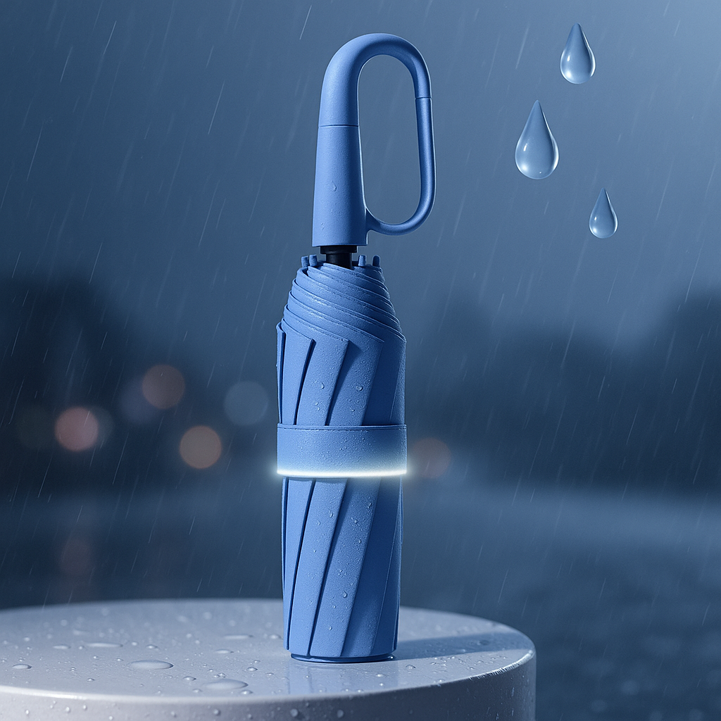 Portable Travel Umbrella Strong Waterproof Canopy