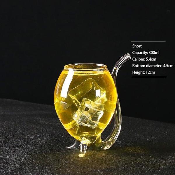 Fun Party Wine Glass with Straw