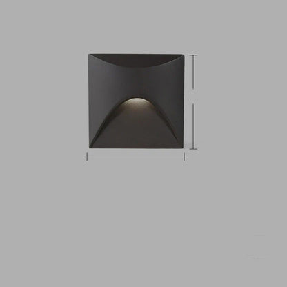 Recessed LED Stair Light, Waterproof and Energy Efficient