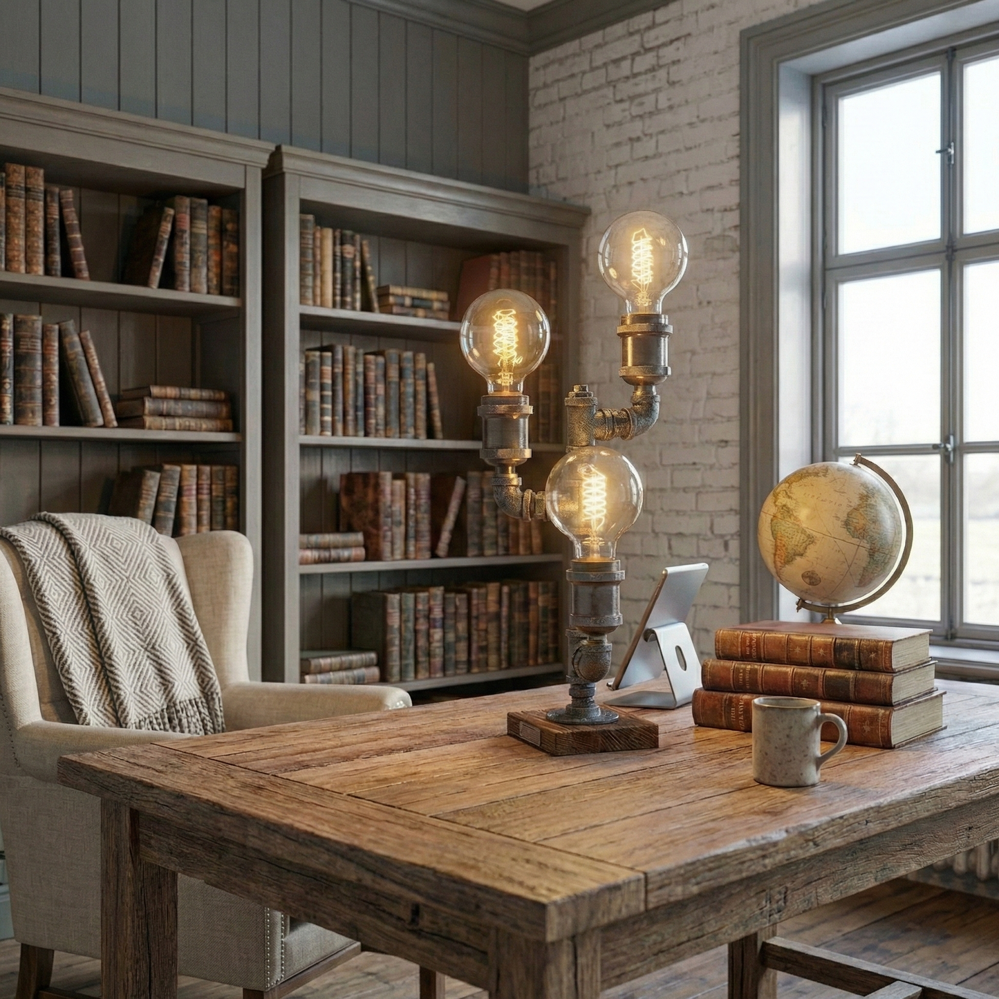 Rustic Vintage Desk Lamp