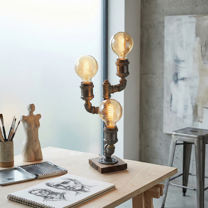 Rustic Vintage Desk Lamp