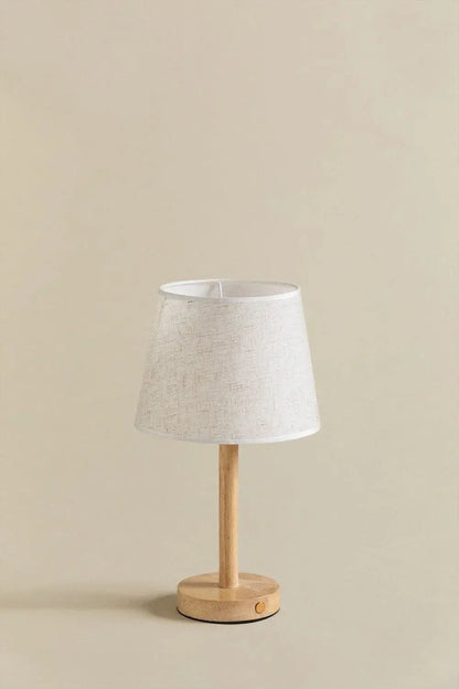 Compact Wireless Wooden Nightlight