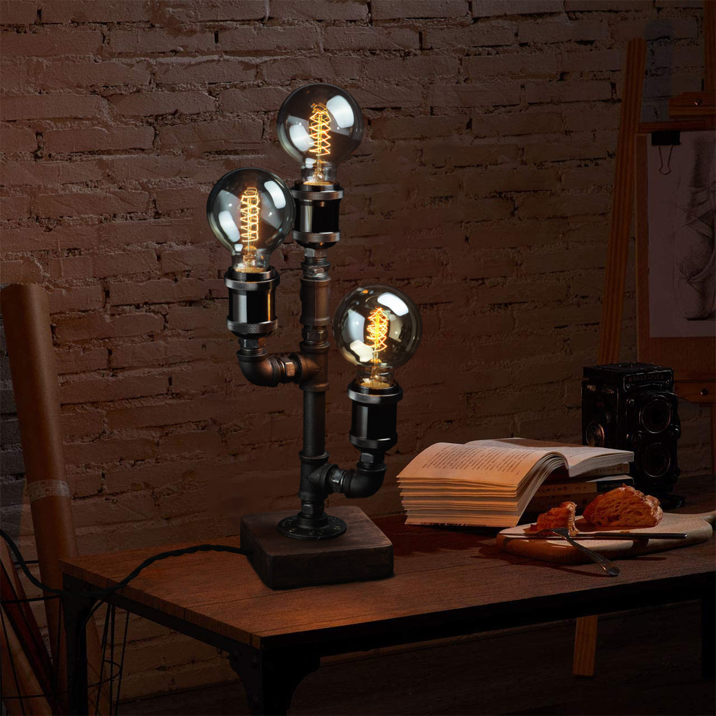 Rustic Vintage Desk Lamp
