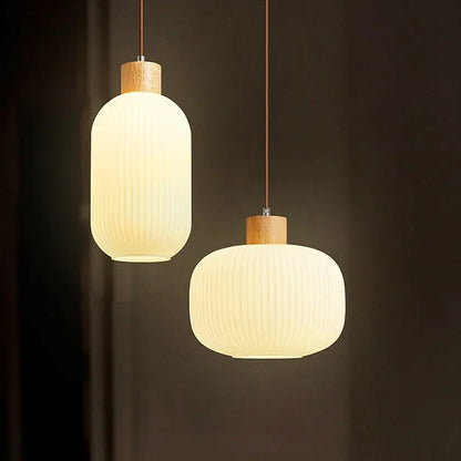 Classic Glass Hanging Lamp