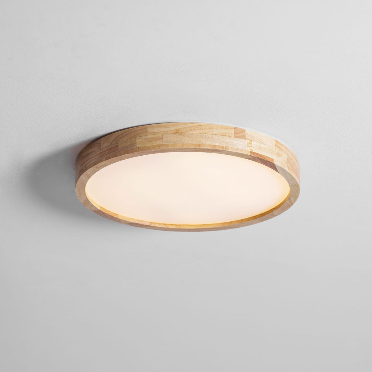 Natural Wood LED Pendant Light Fixture