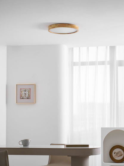Natural Wood LED Pendant Light Fixture