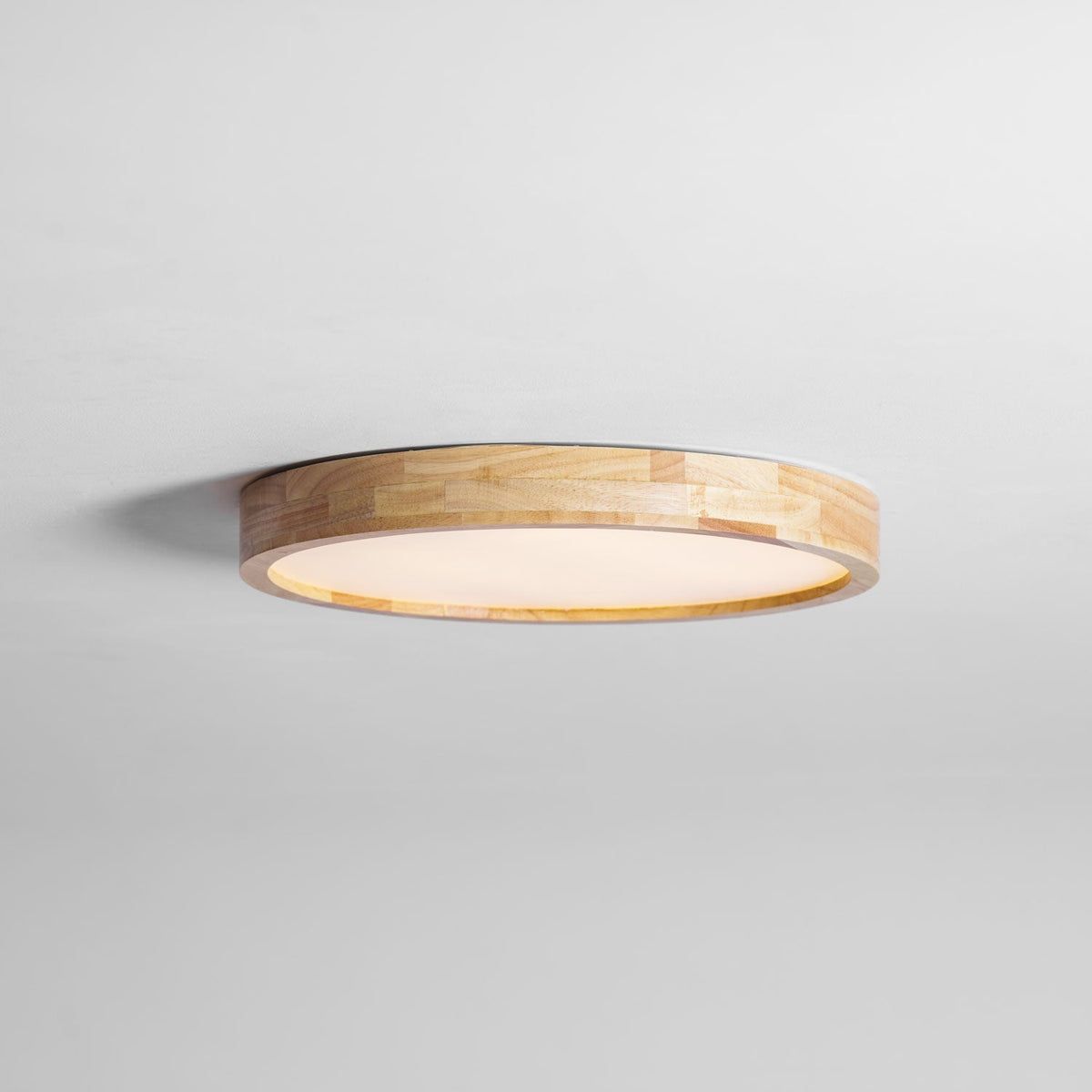 Natural Wood LED Pendant Light Fixture
