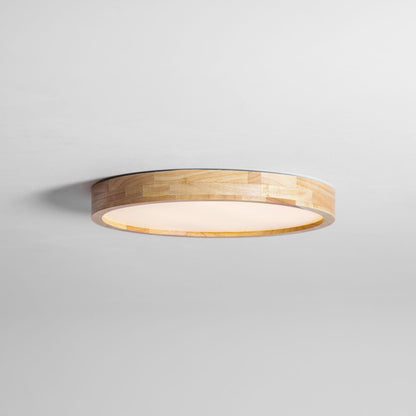Natural Wood LED Pendant Light Fixture