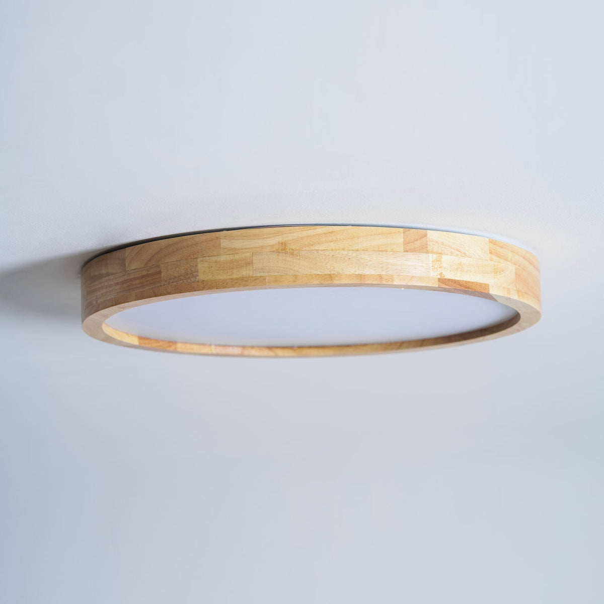 Natural Wood LED Pendant Light Fixture