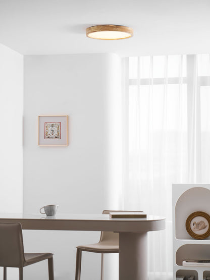 Natural Wood LED Pendant Light Fixture