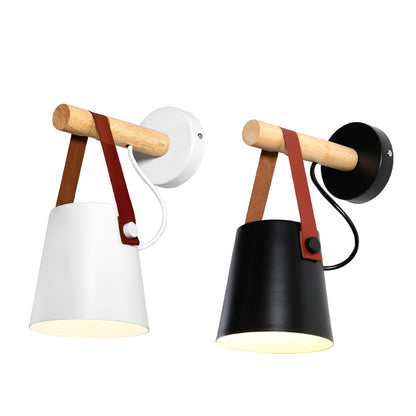 Rustic Cone Shaped Wall Lamp