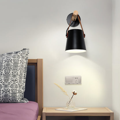 Rustic Cone Shaped Wall Lamp