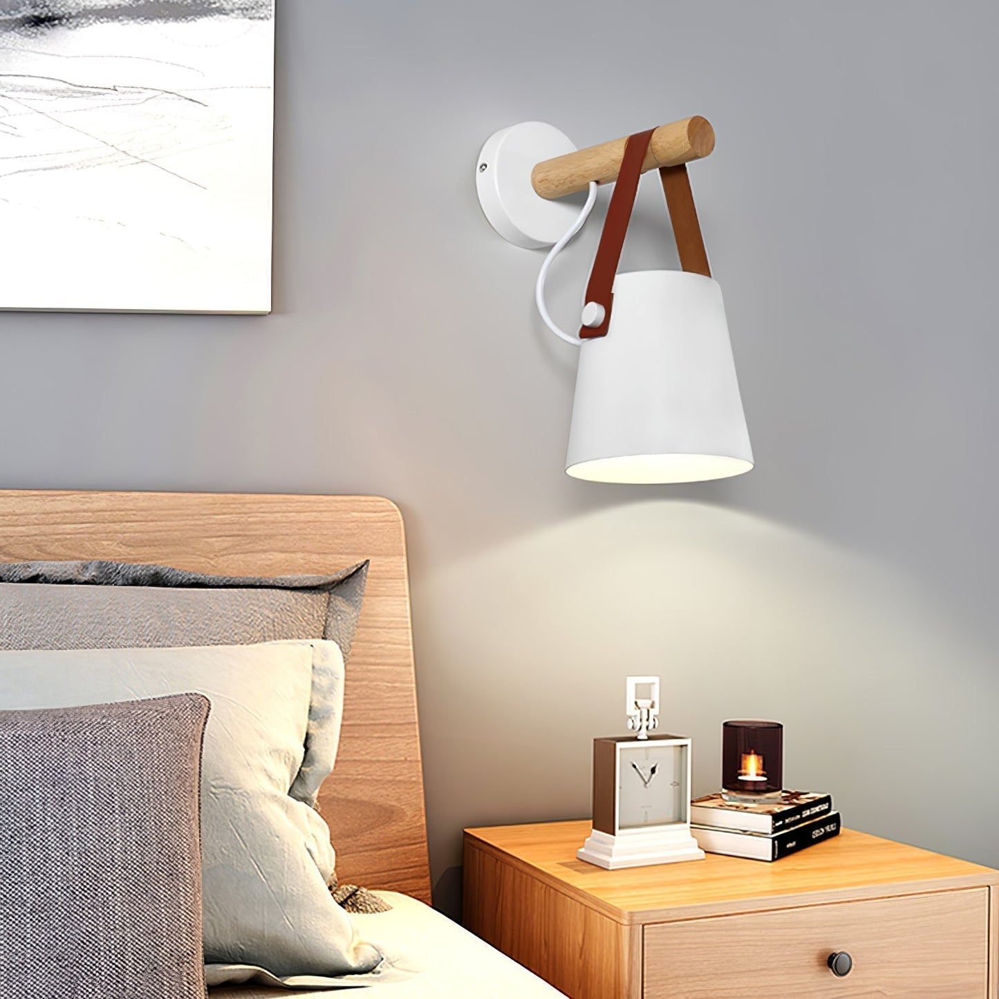Rustic Cone Shaped Wall Lamp