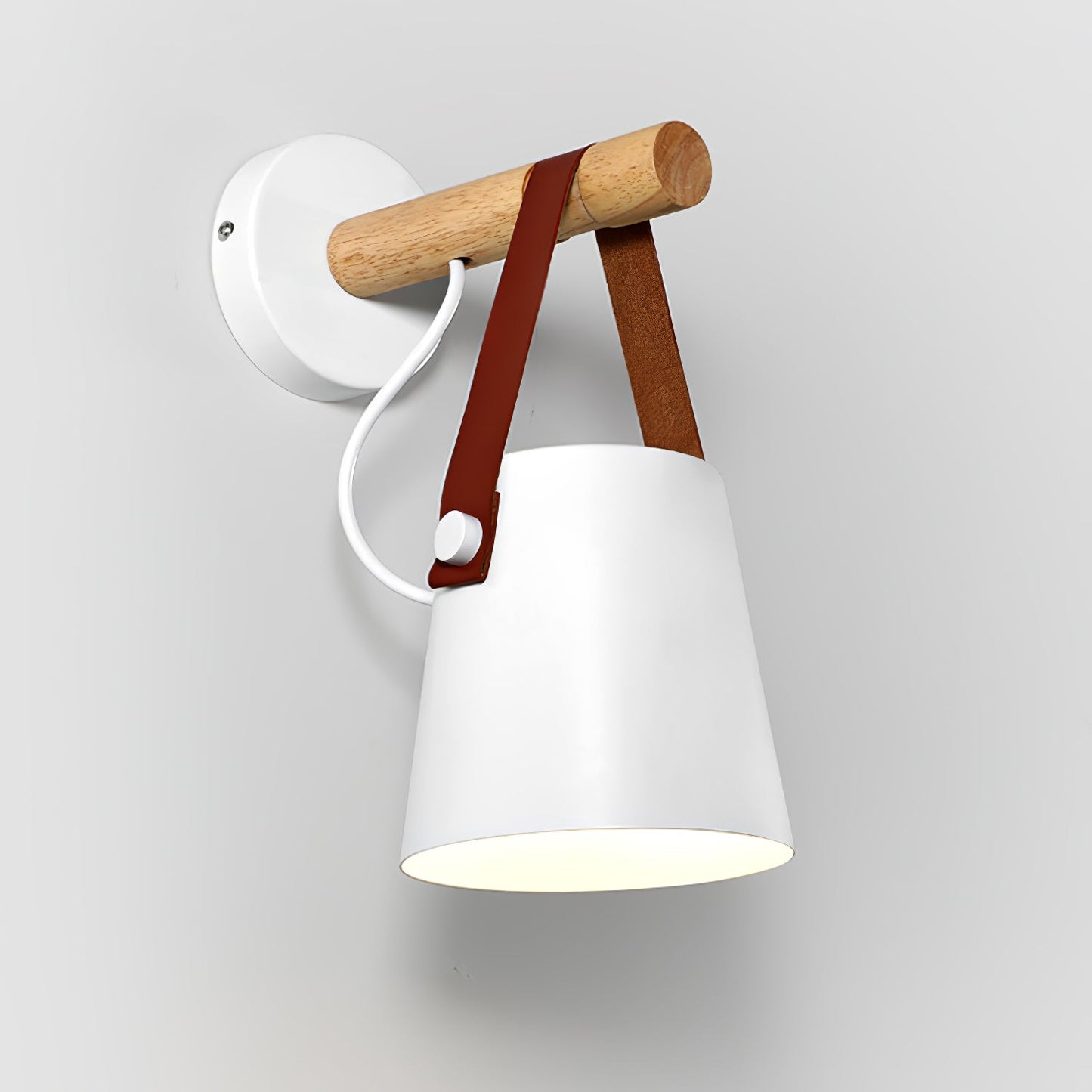 Rustic Cone Shaped Wall Lamp