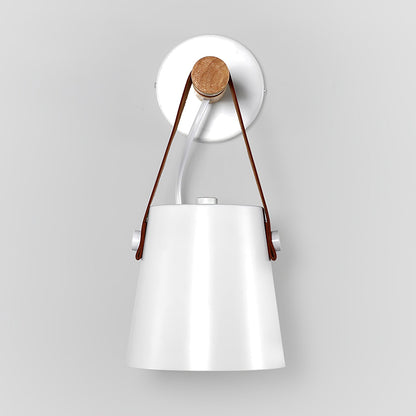 Rustic Cone Shaped Wall Lamp
