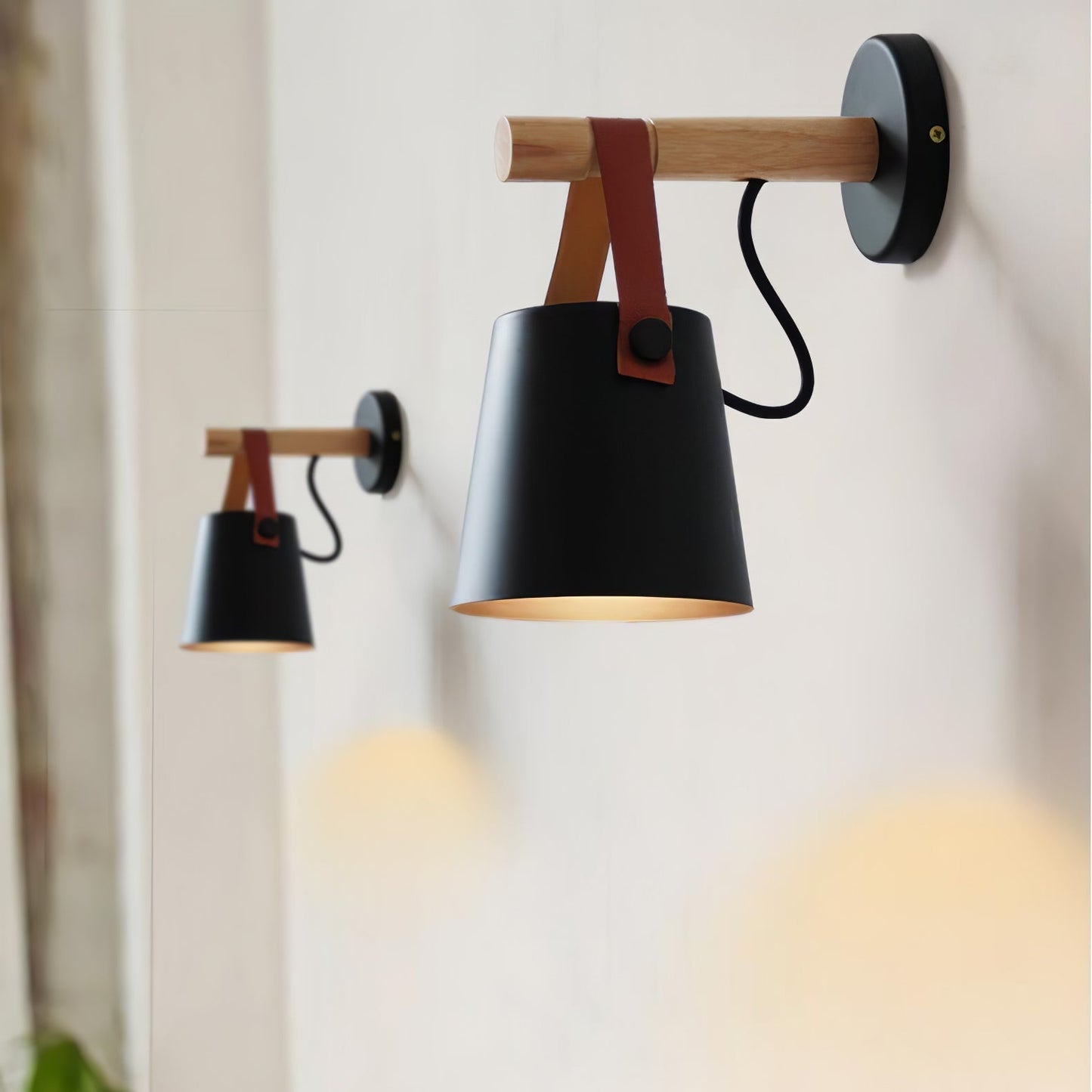 Rustic Cone Shaped Wall Lamp - Cofik