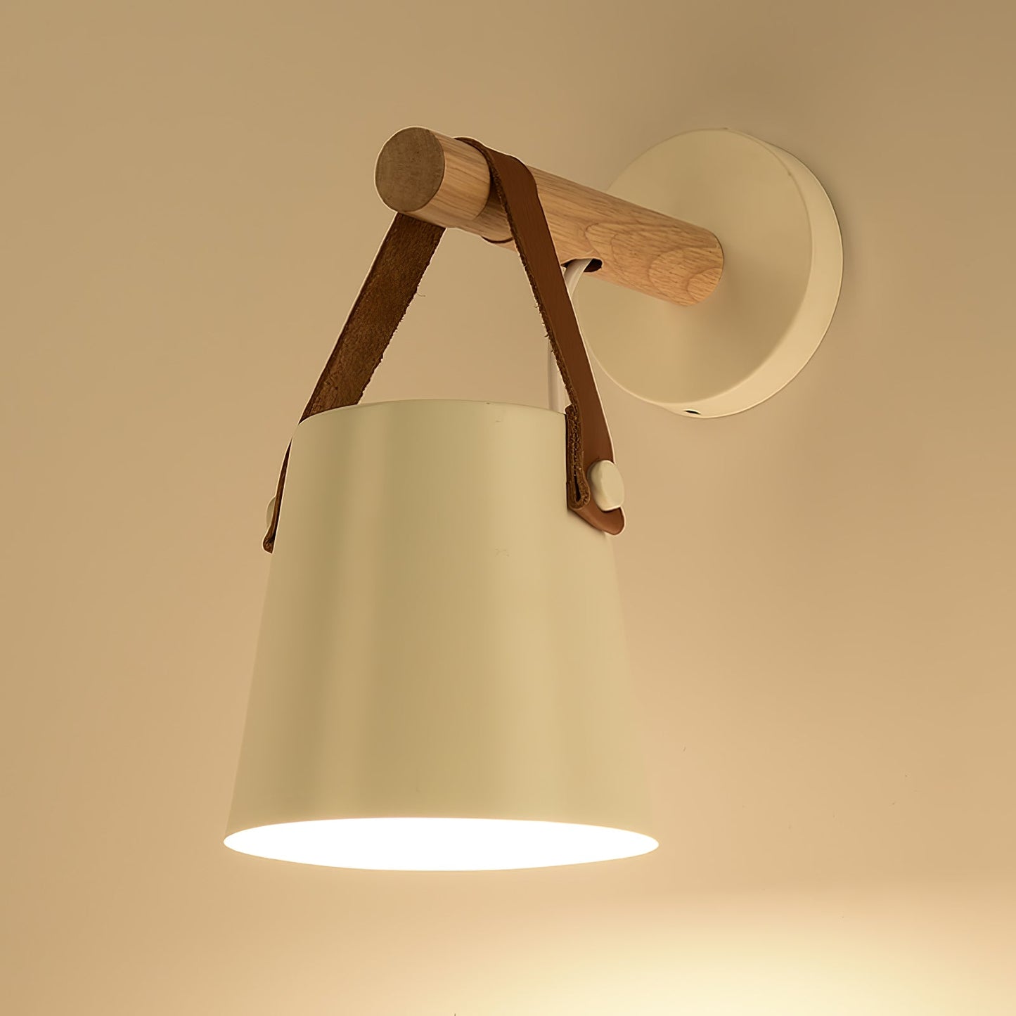 Rustic Cone Shaped Wall Lamp