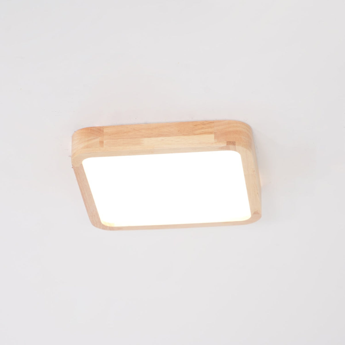 Natural Wood LED Pendant Light Fixture