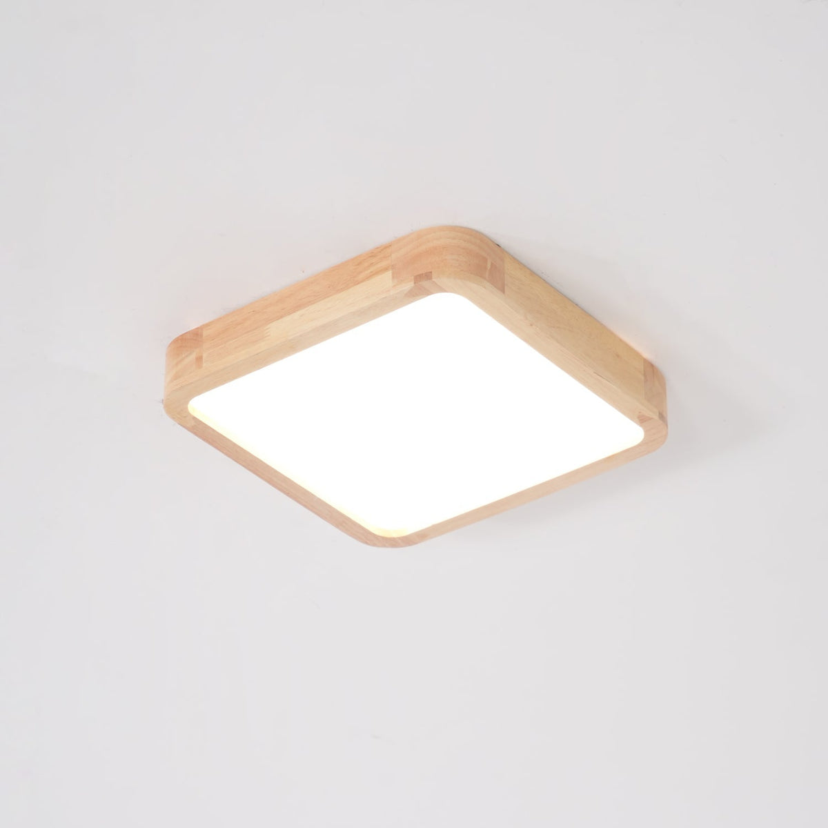 Natural Wood LED Pendant Light Fixture