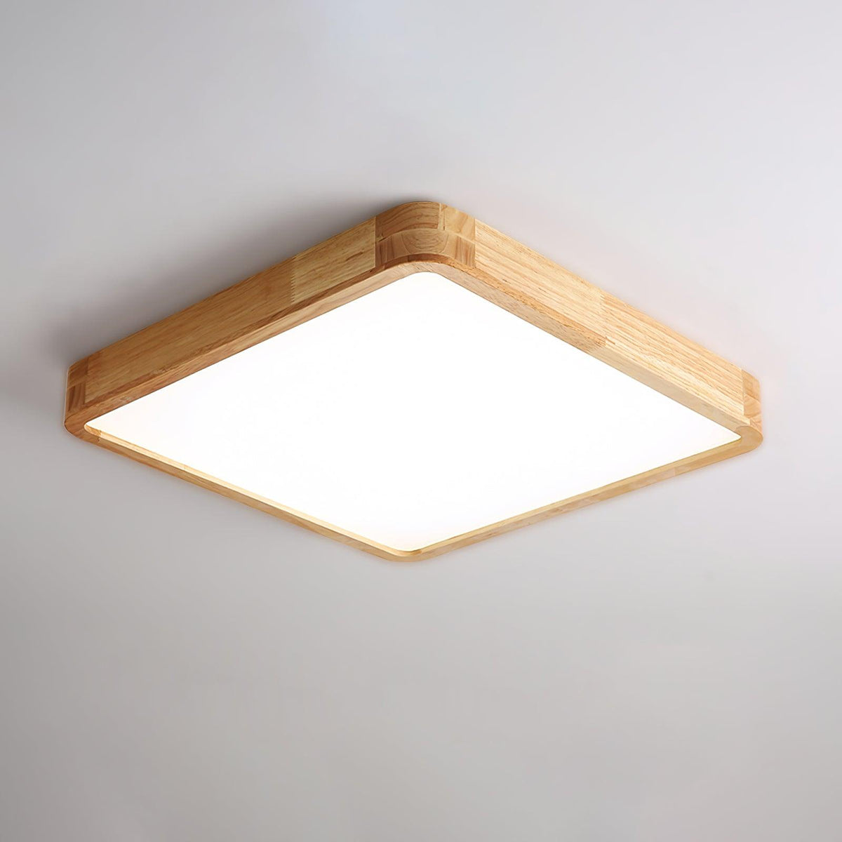 Natural Wood LED Pendant Light Fixture
