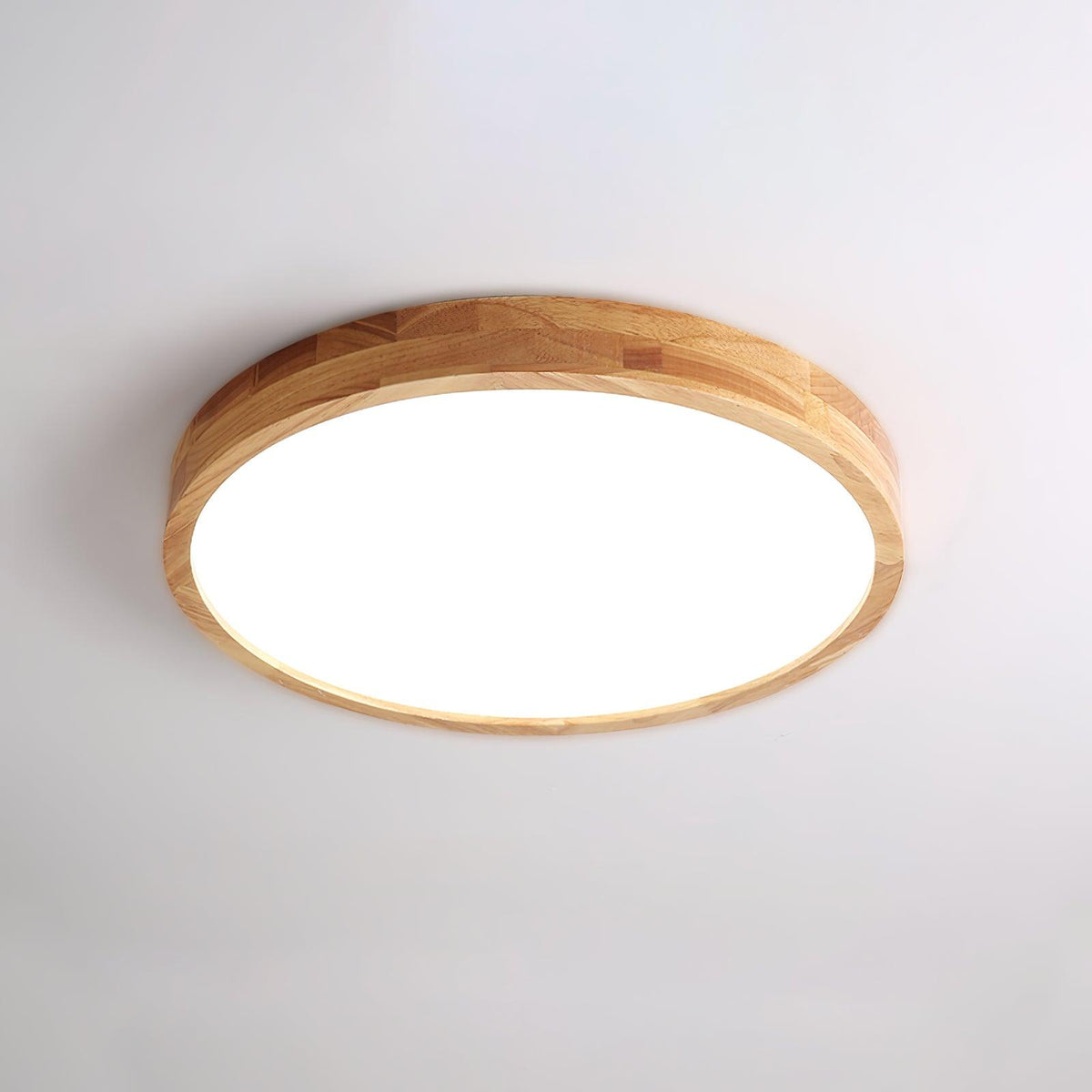 Natural Wood LED Pendant Light Fixture