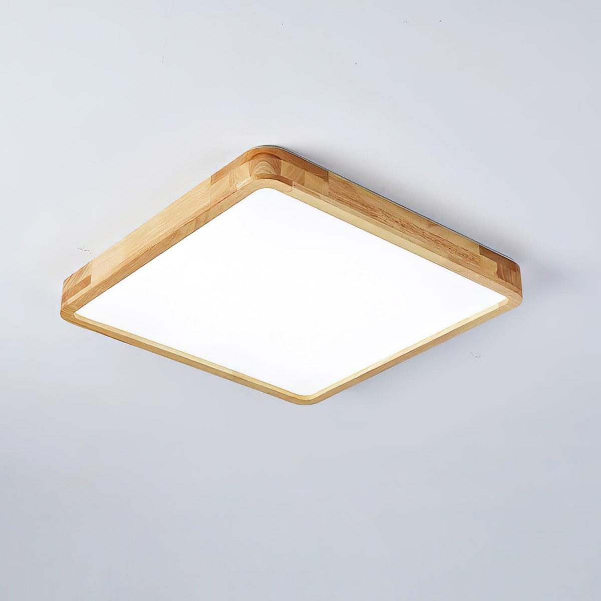 Natural Wood LED Pendant Light Fixture