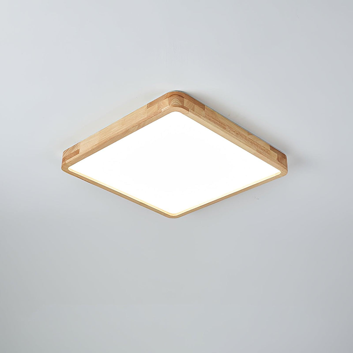 Natural Wood LED Pendant Light Fixture