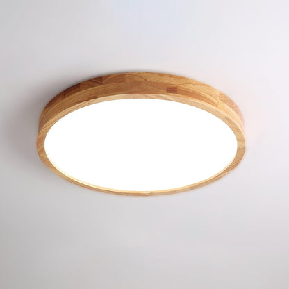 Natural Wood LED Pendant Light Fixture