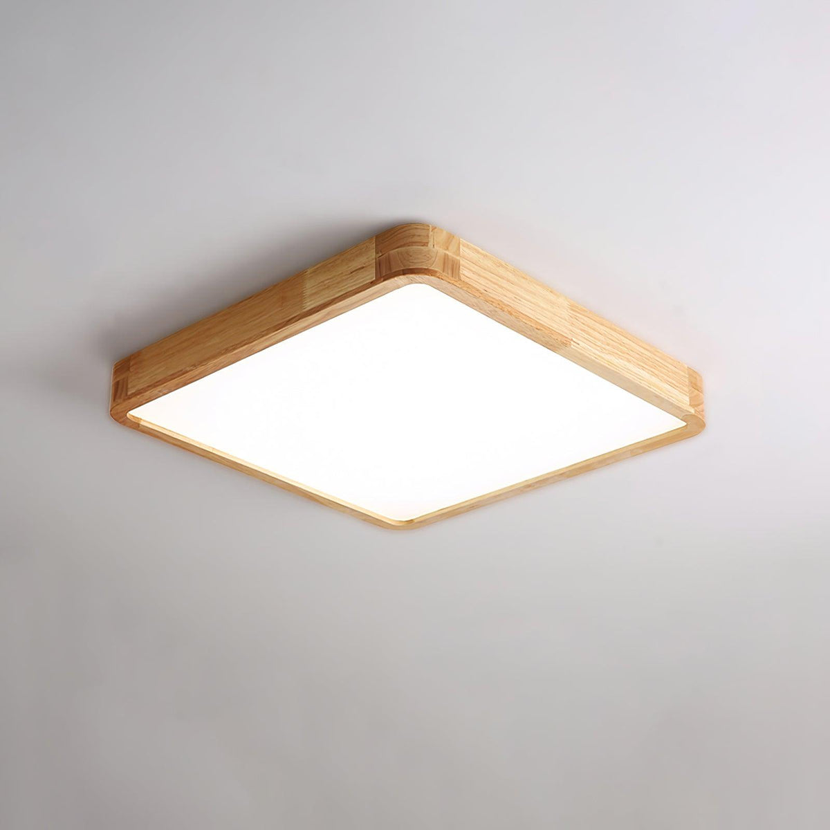 Natural Wood LED Pendant Light Fixture
