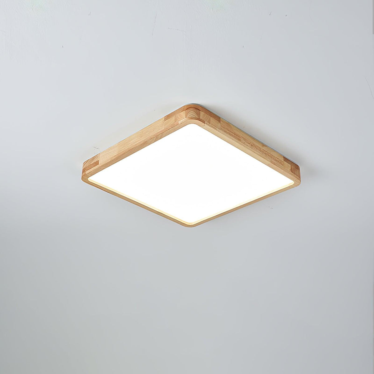 Natural Wood LED Pendant Light Fixture