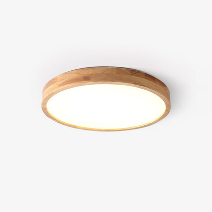 Natural Wood LED Pendant Light Fixture