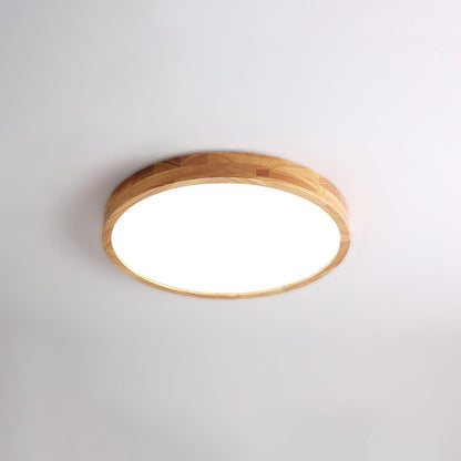 Natural Wood LED Pendant Light Fixture - Cofik