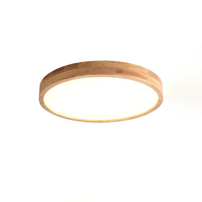Natural Wood LED Pendant Light Fixture