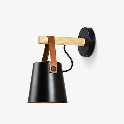 Rustic Cone Shaped Wall Lamp