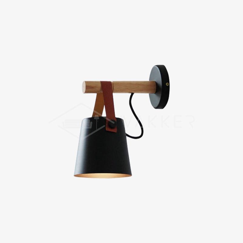 Rustic Cone Shaped Wall Lamp