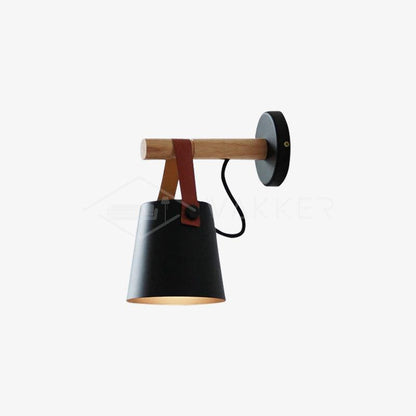 Rustic Cone Shaped Wall Lamp