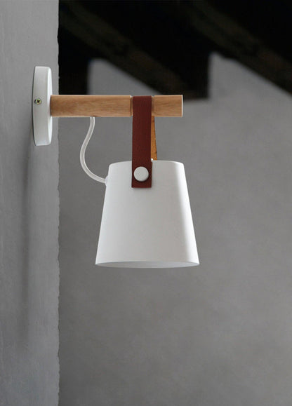 Rustic Cone Shaped Wall Lamp