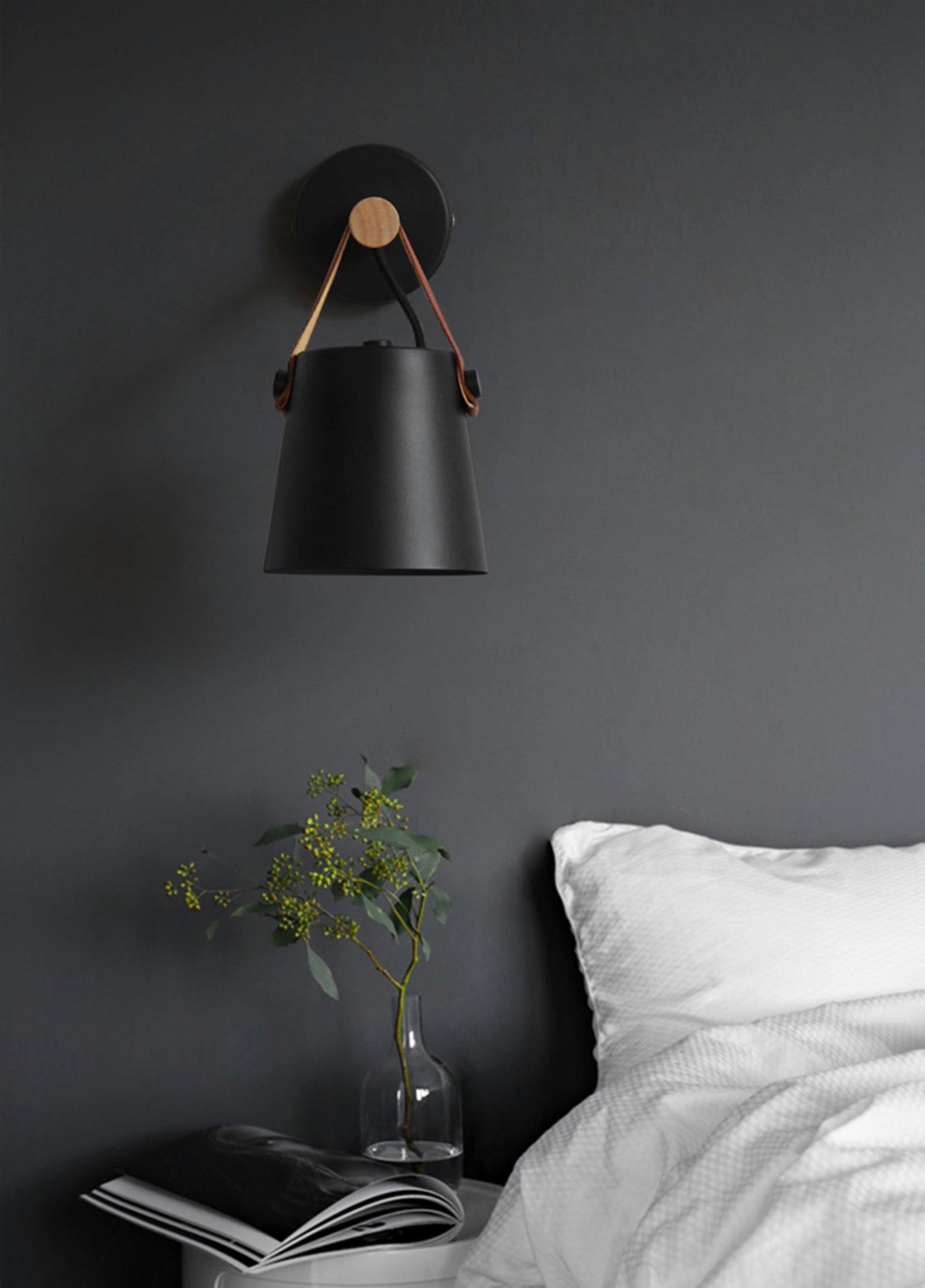 Rustic Cone Shaped Wall Lamp