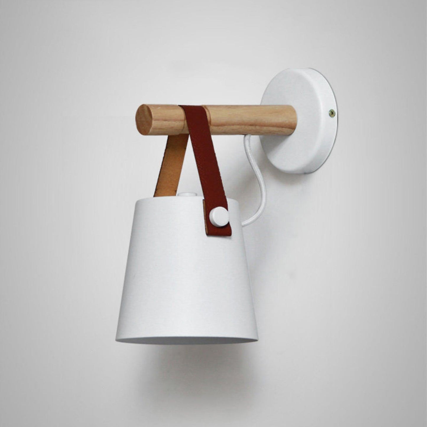 Rustic Cone Shaped Wall Lamp