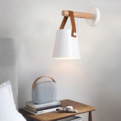 Rustic Cone Shaped Wall Lamp