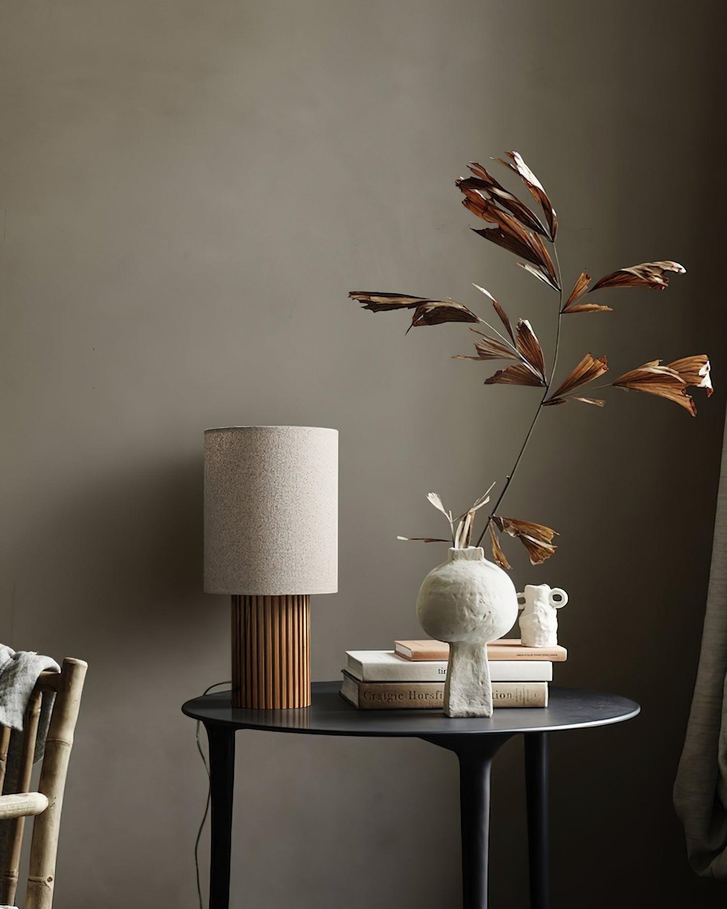 Rustic Wooden Floor Lamp