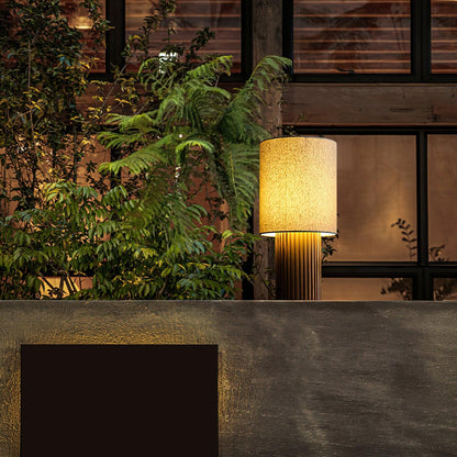 Rustic Wooden Floor Lamp - Cofik