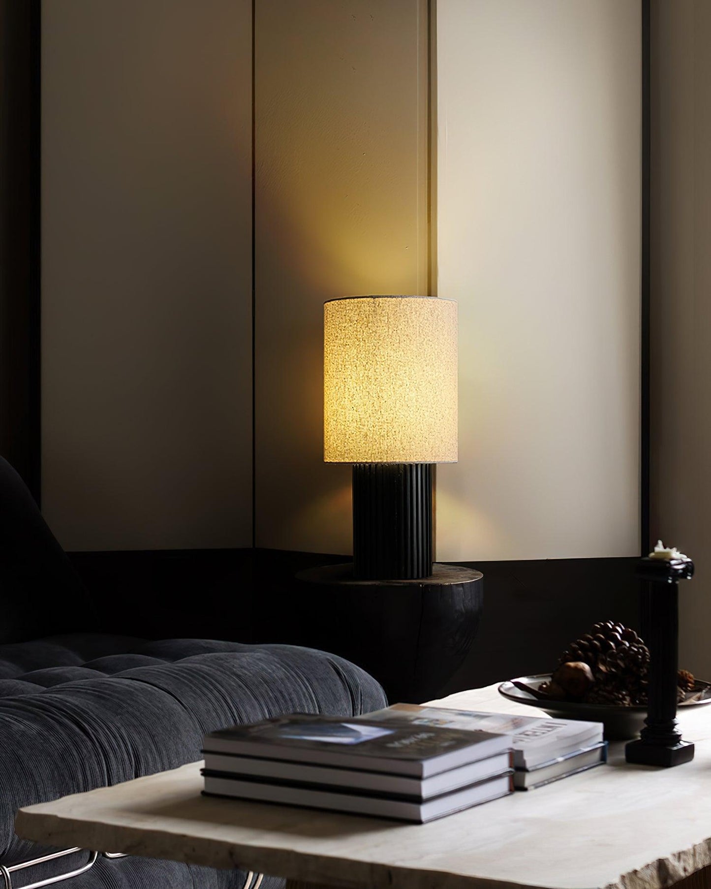 Rustic Wooden Floor Lamp