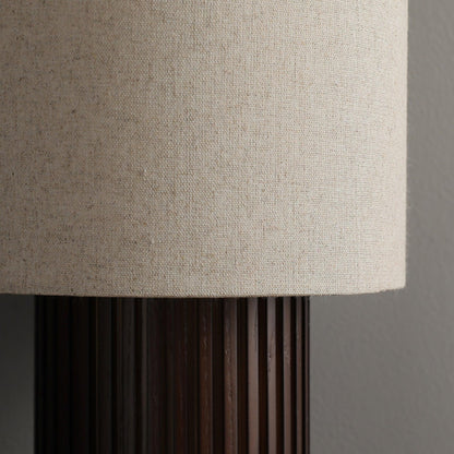 Rustic Wooden Floor Lamp