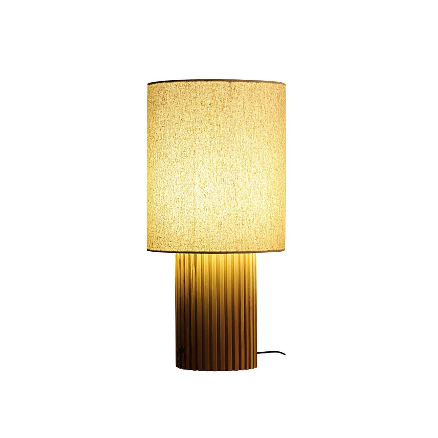 Rustic Wooden Floor Lamp